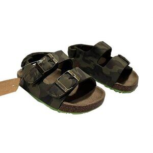 Pacific Wave Toddler Boys' Camo Sandals, 9 NWT